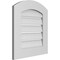 Ekena Millwork Arch Top Surface Mount PVC Gable Vent: Non-Functional, w/ 3-1/2"W x 1"P Standard Frame, 20"W x 20"H GVPAR20X2001SN - alternate 4